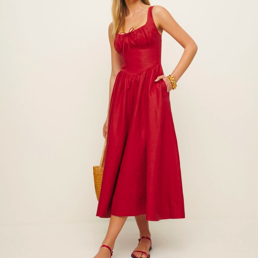 NWOT Reformation balia linen dress size 2 and 4
